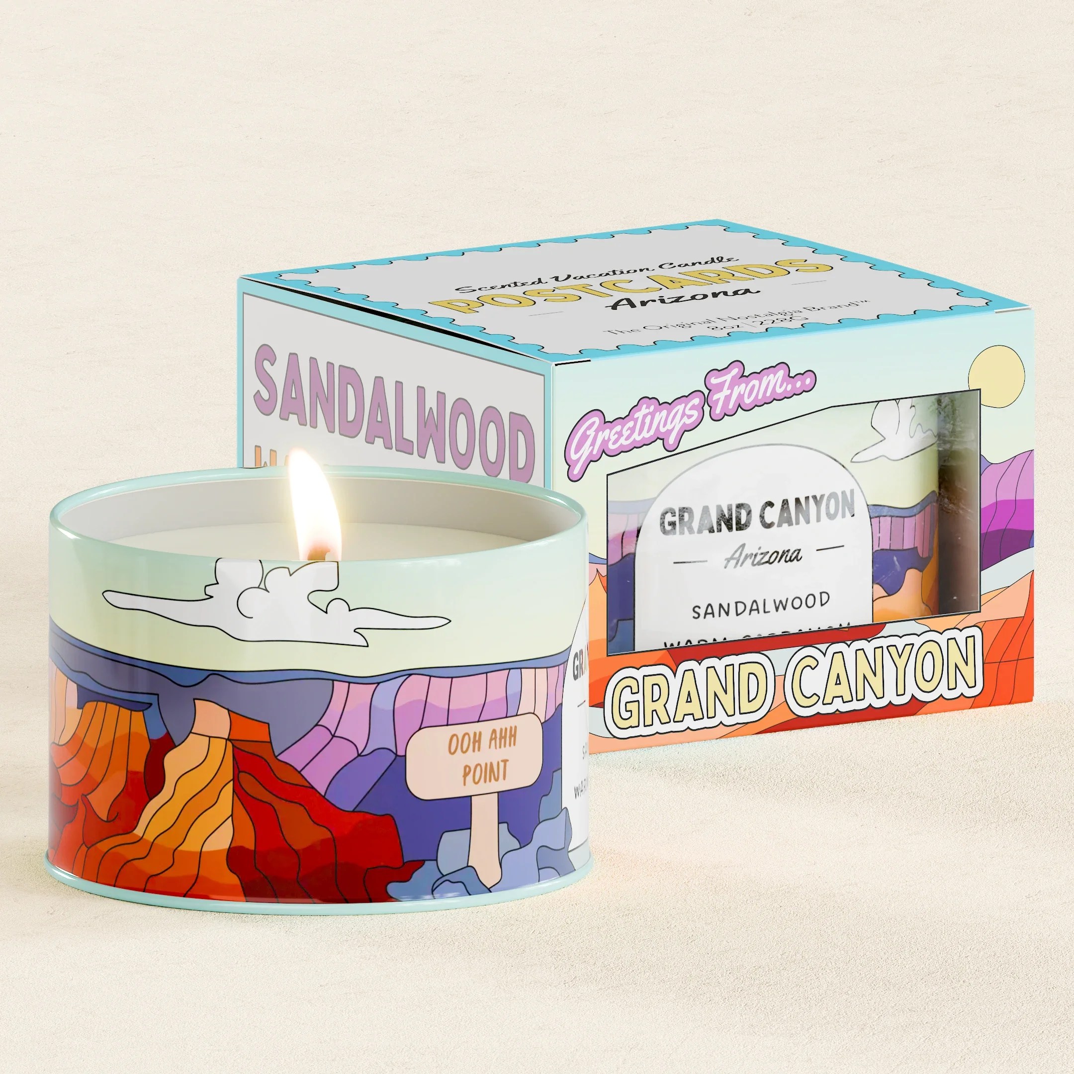 Arizona 📍 Scented Travel Candles Postcards
