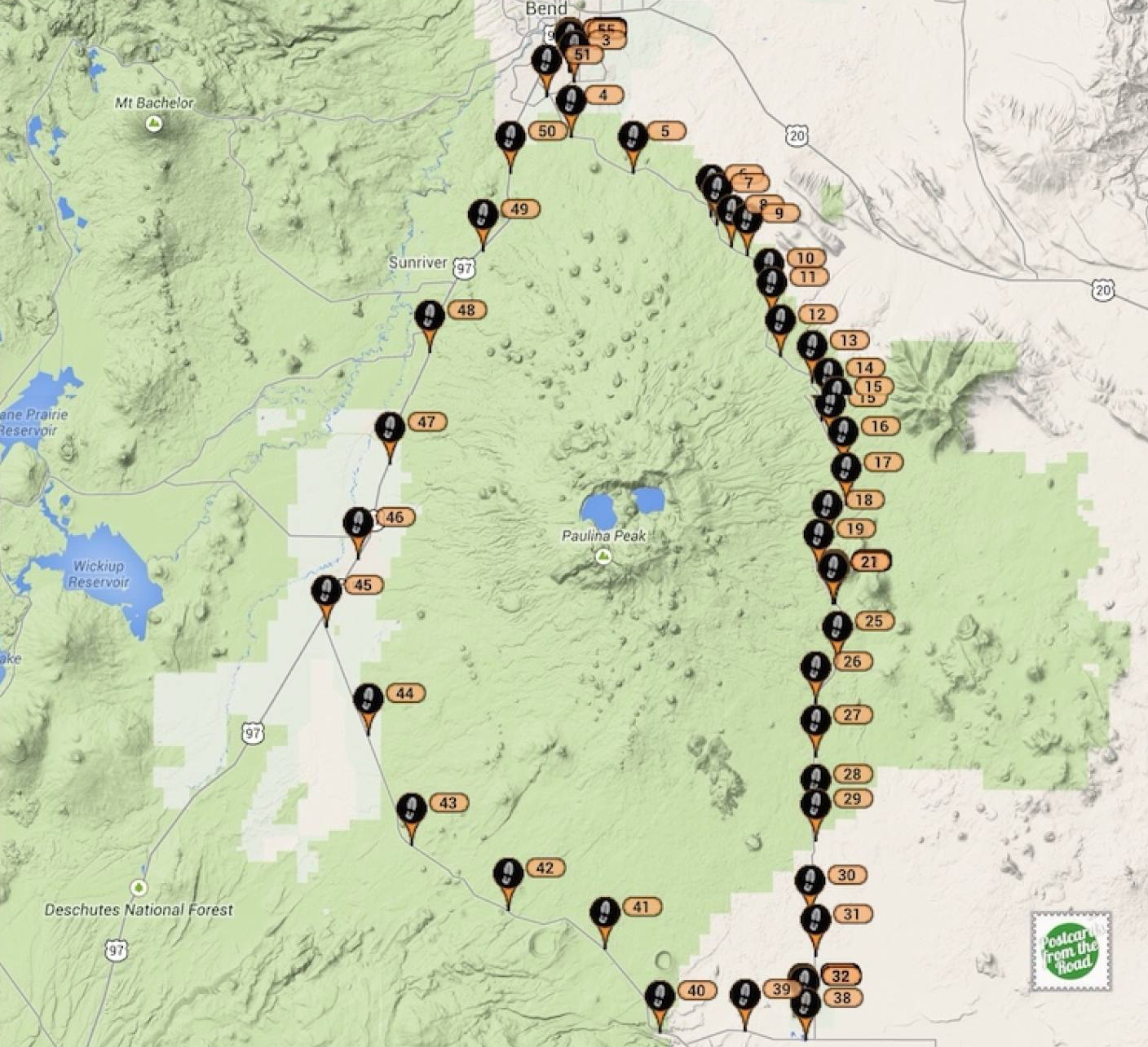 China Hat Ohv Map Exploring China Hat Road Postcards from the Road