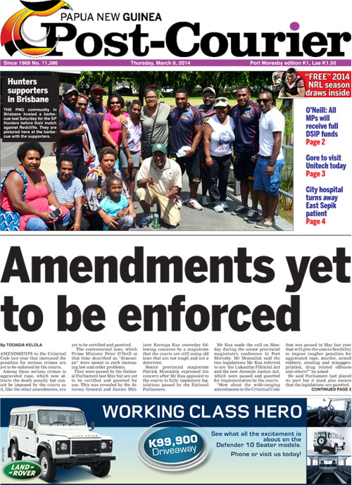 FrontPage Post Courier