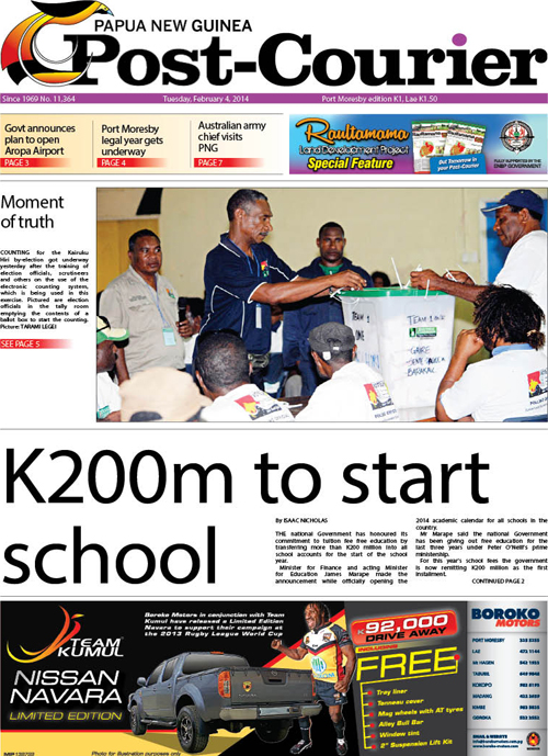 FrontPage Post Courier