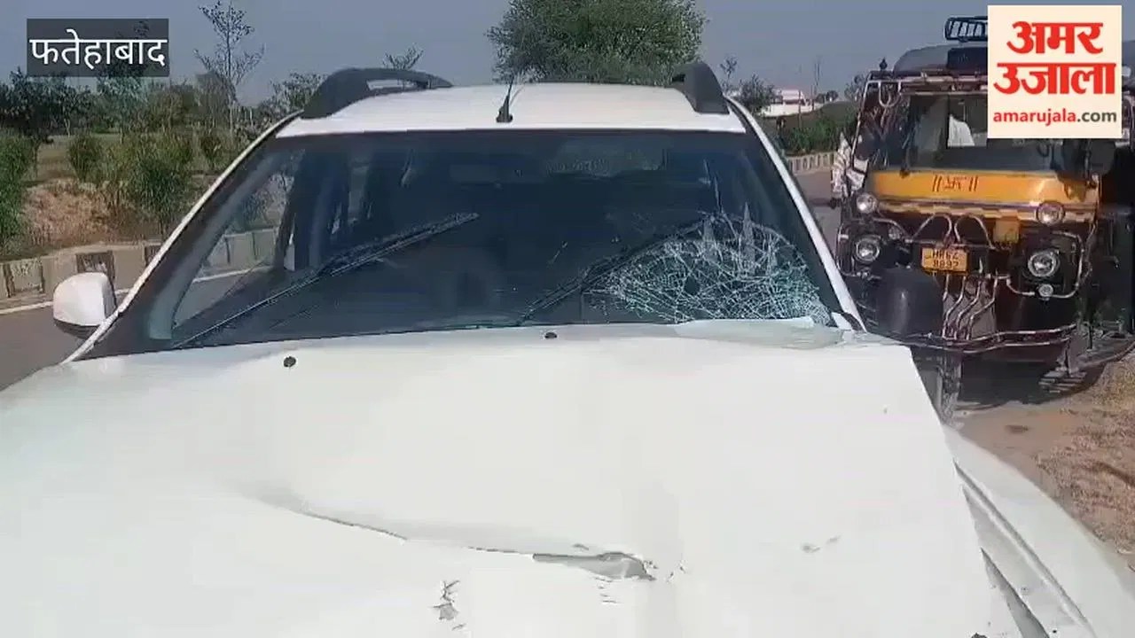 फतेहाबाद: डस्टर कार ने स्कूटी को मारी टक्कर, तीन छात्राएं घायल  Haryana Circle News