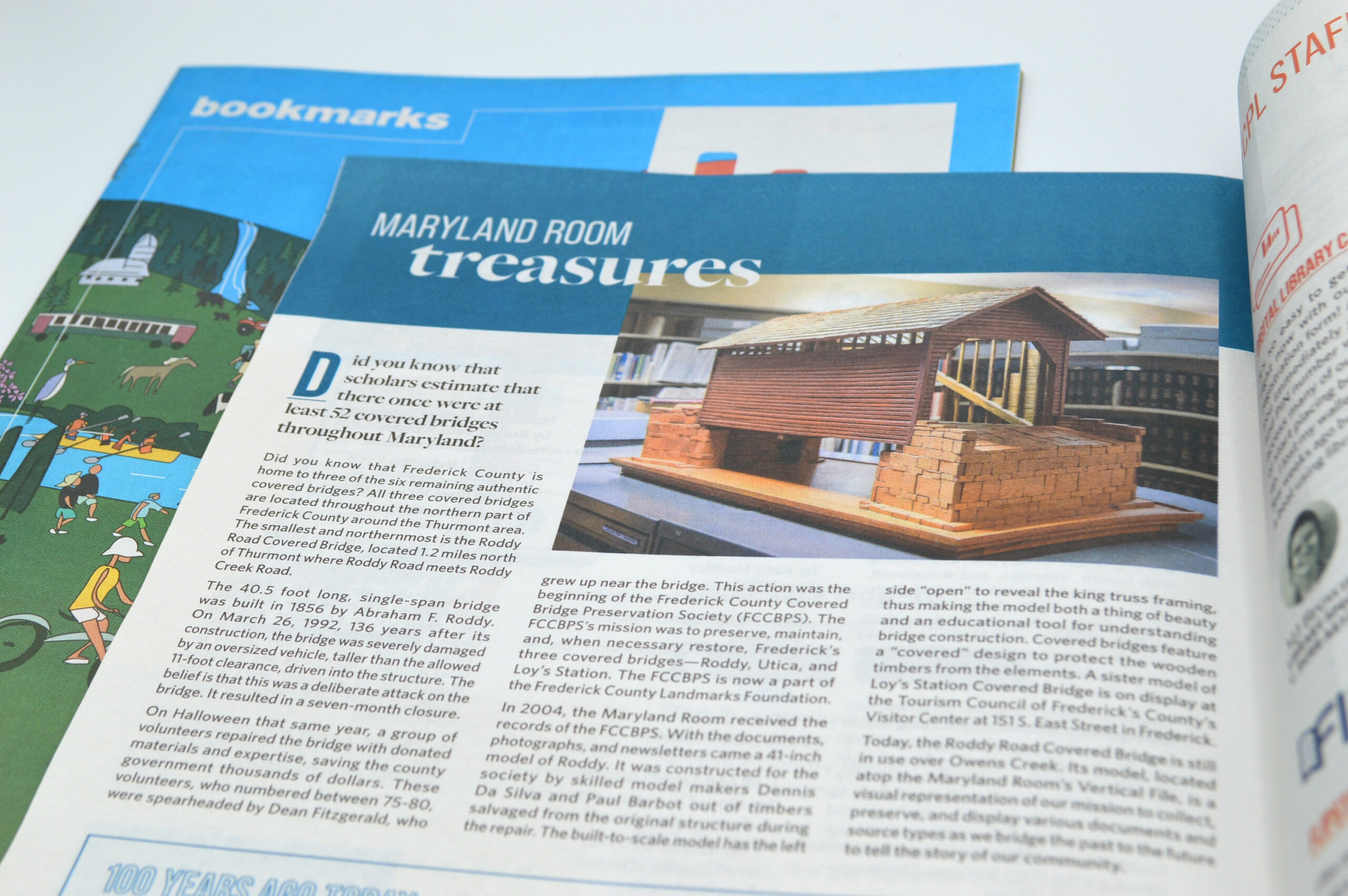 Frederick County Public Libraries Bookmarks Postern