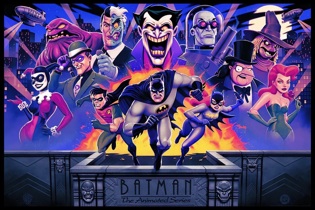 Batman The Animated Series by Tom Walker Poster Pirate