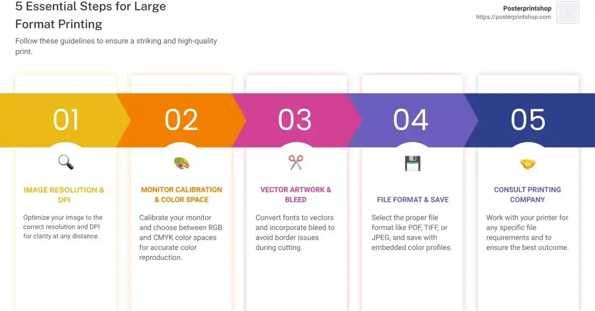 How to Prepare Images for Large Format Printing with These 5 Easy Steps