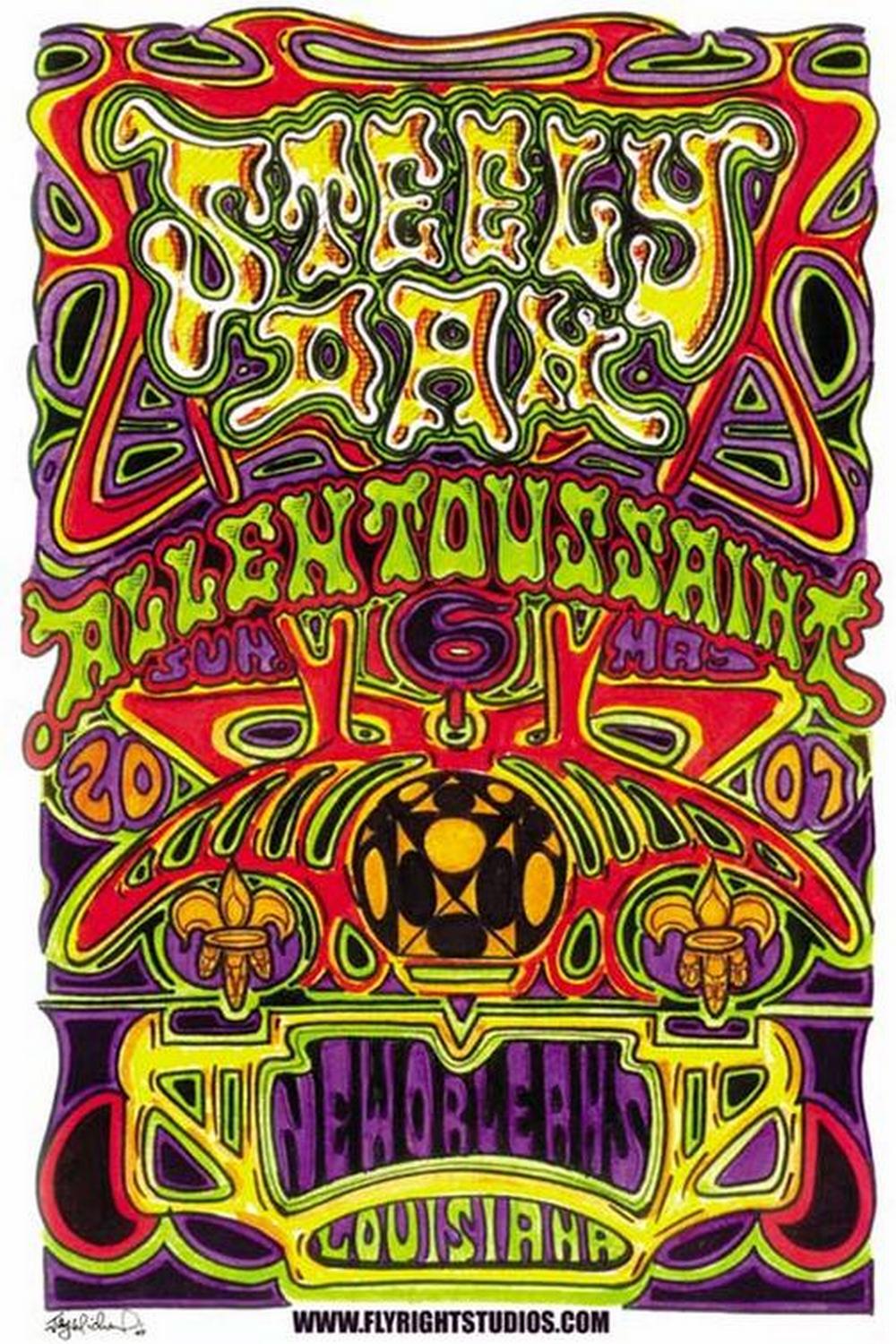 STEELY DAN ALLEN TOUSSAINT NEW ORLEANS CONCERT POSTER eBay