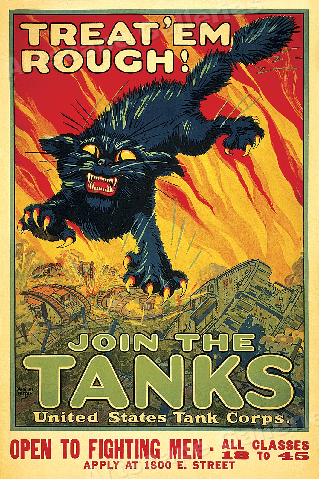"Join the Tanks!" World War I Tank Corp US Army Poster 16x24 eBay