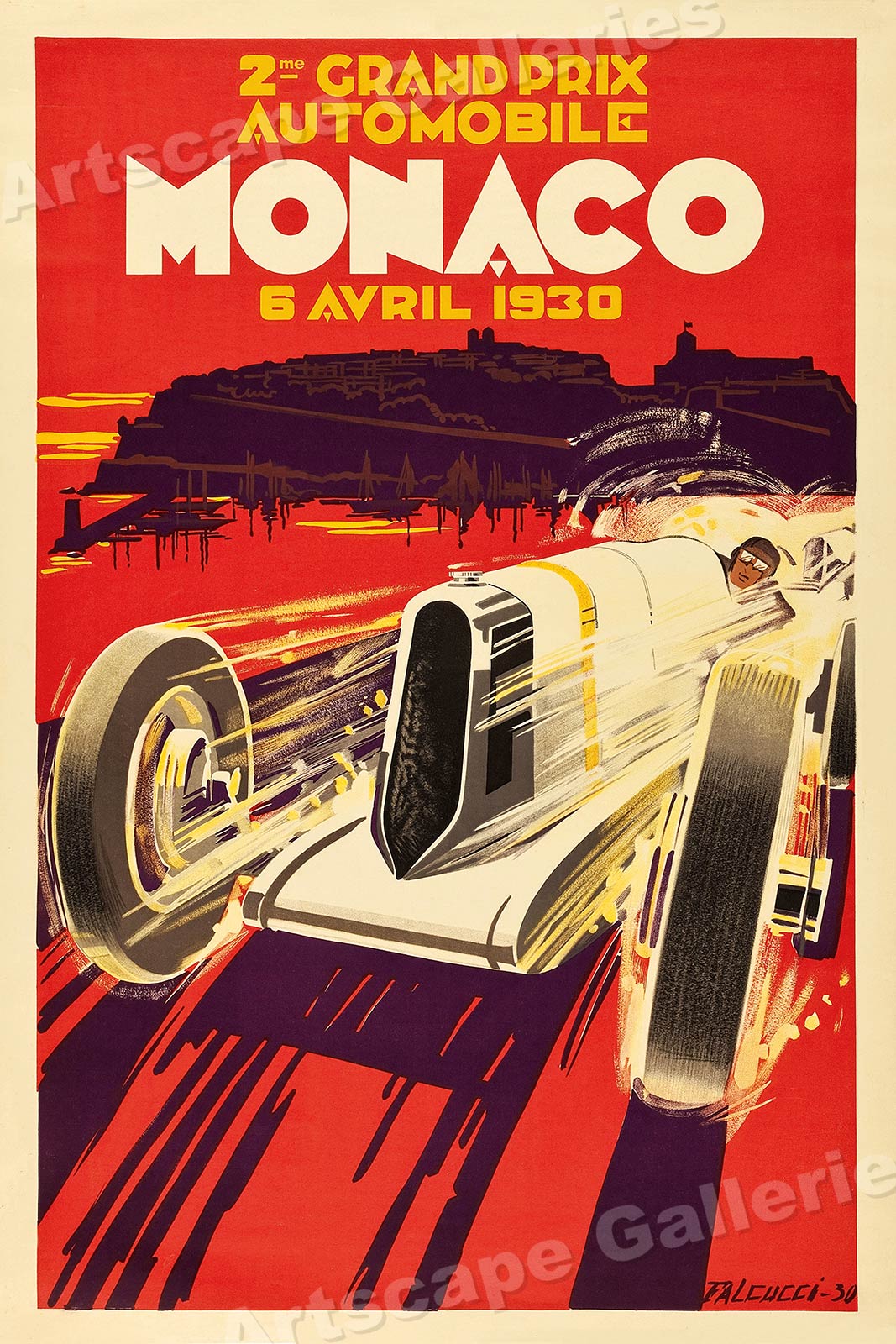 Monaco 1930 Grand Prix Automobile Grand Prix Road Racing Poster 20x30 eBay