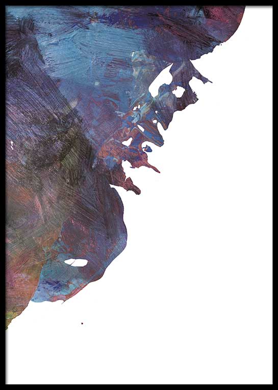 OIL PAINT SPLATTER POSTER Postersprints