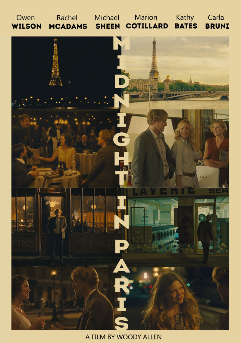 "Midnight In Paris" Poster By LizaShumskaya