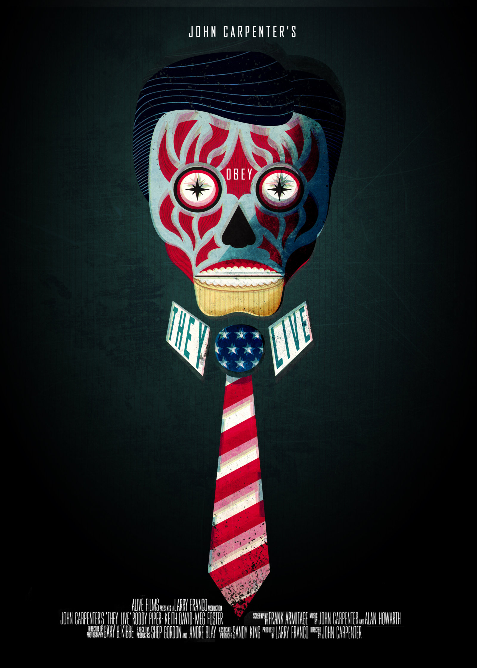 They Live Custom Movie Poster DinoMike PosterSpy