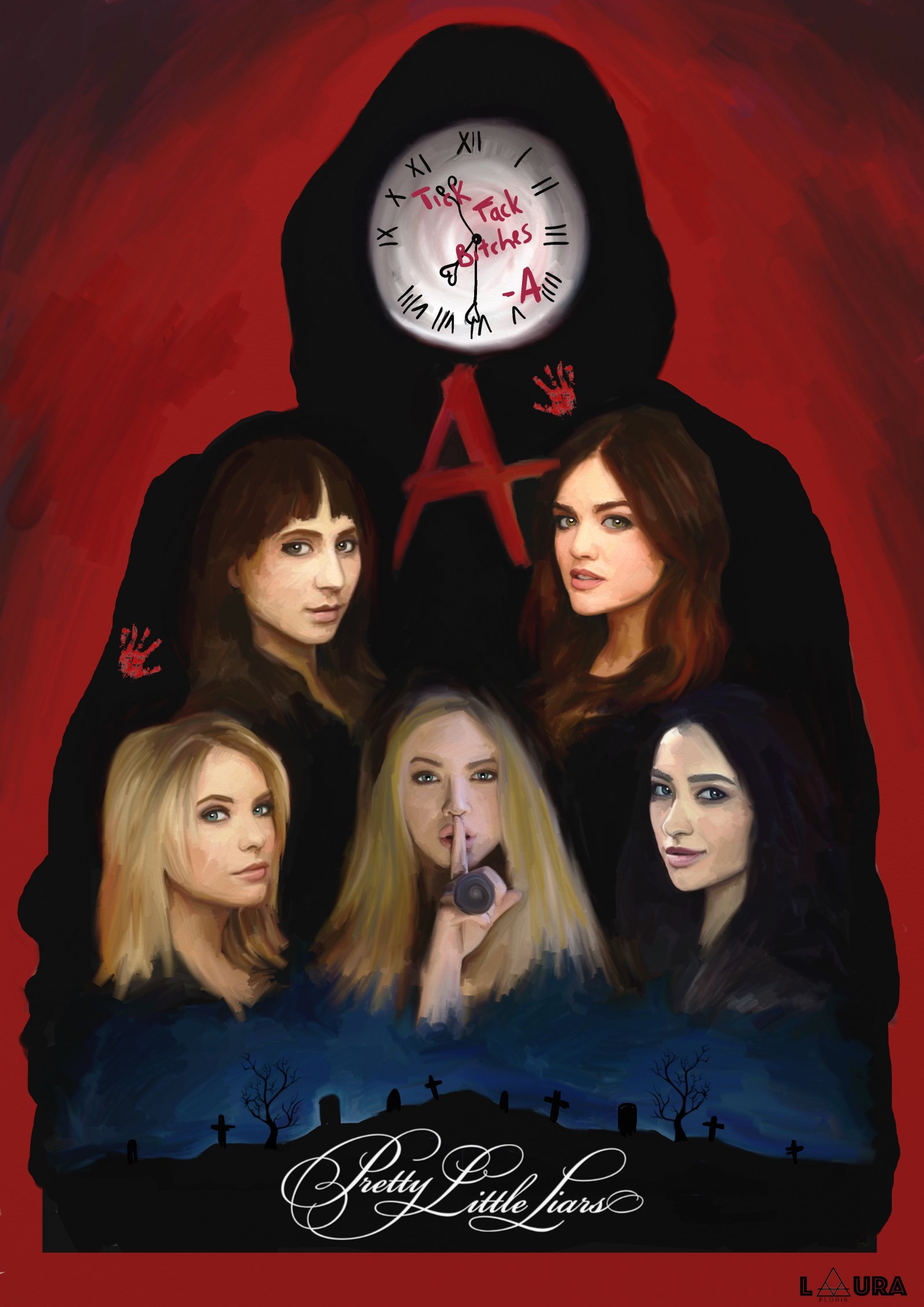 "PRETTY LITTLE LIARS" Poster By FlorisLaura