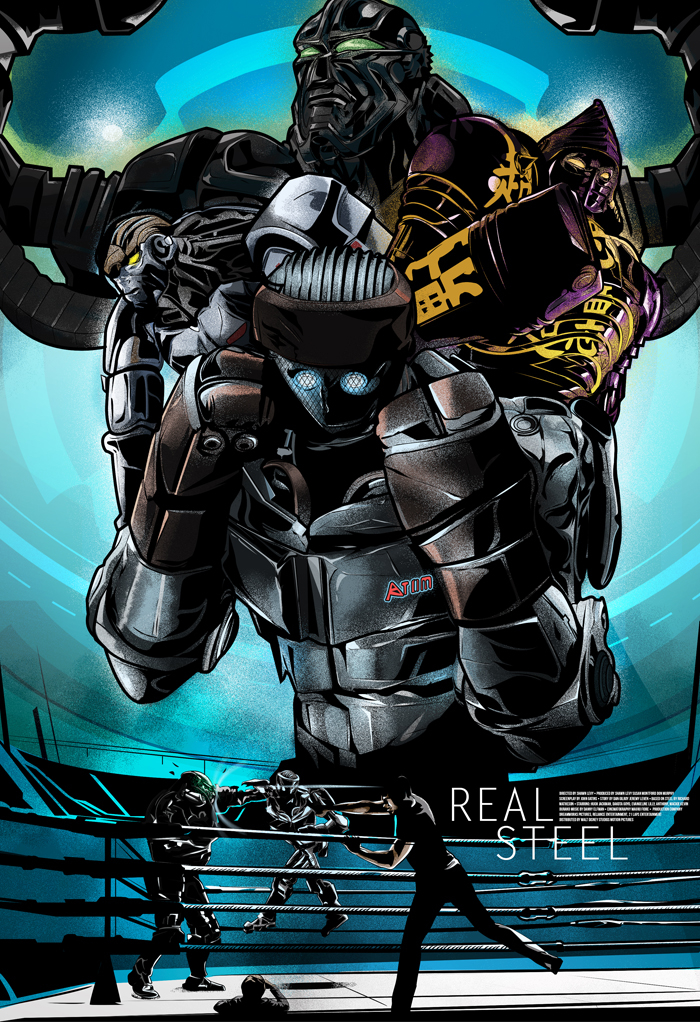 Real Steel Poster By Chk Dsk