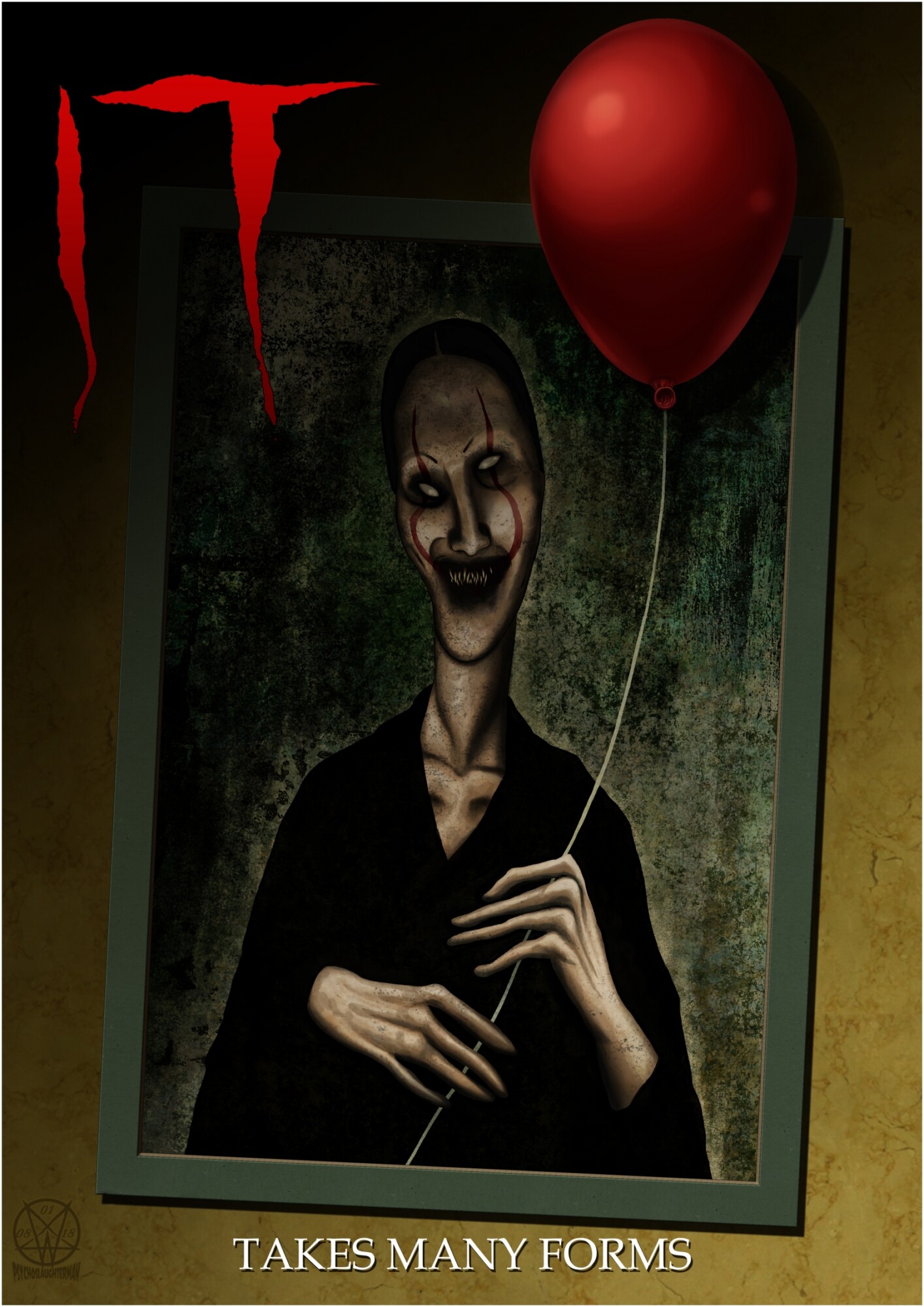 IT Takes Many Forms Poster By PsychoSlaughterman