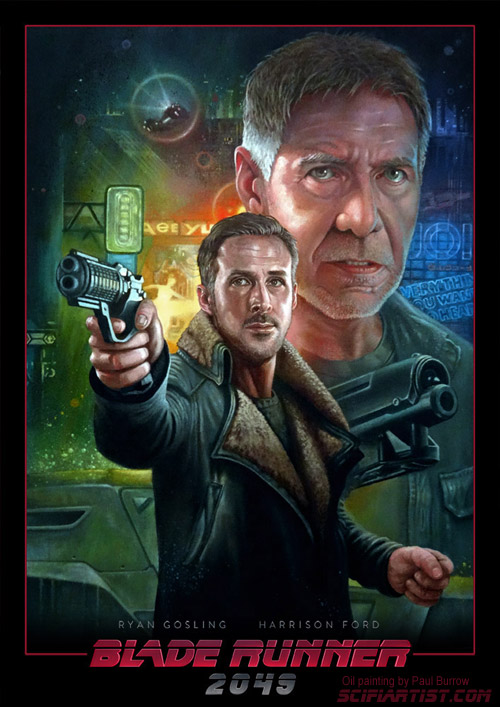 Blade Runner 2049 Oil Painting Poster By Scifiartist