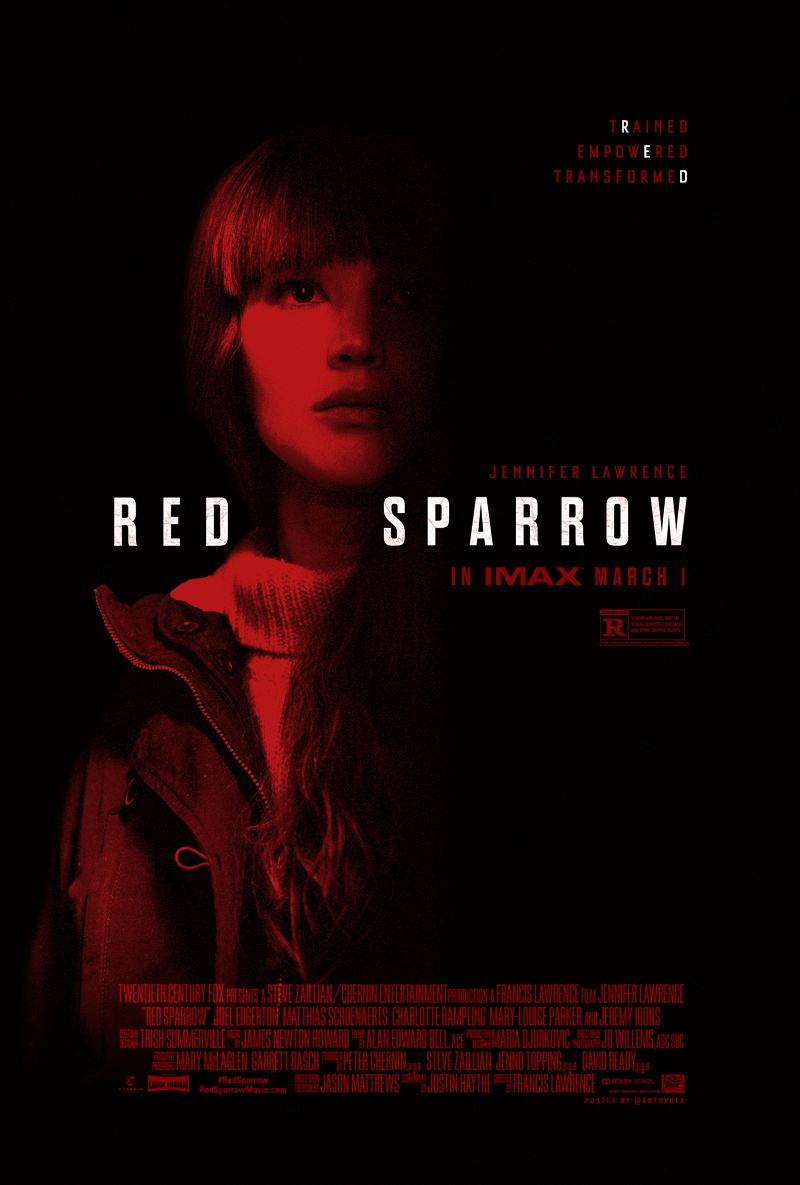 Red Sparrow Affiche Mmp S No 921 960 Chungkong Red