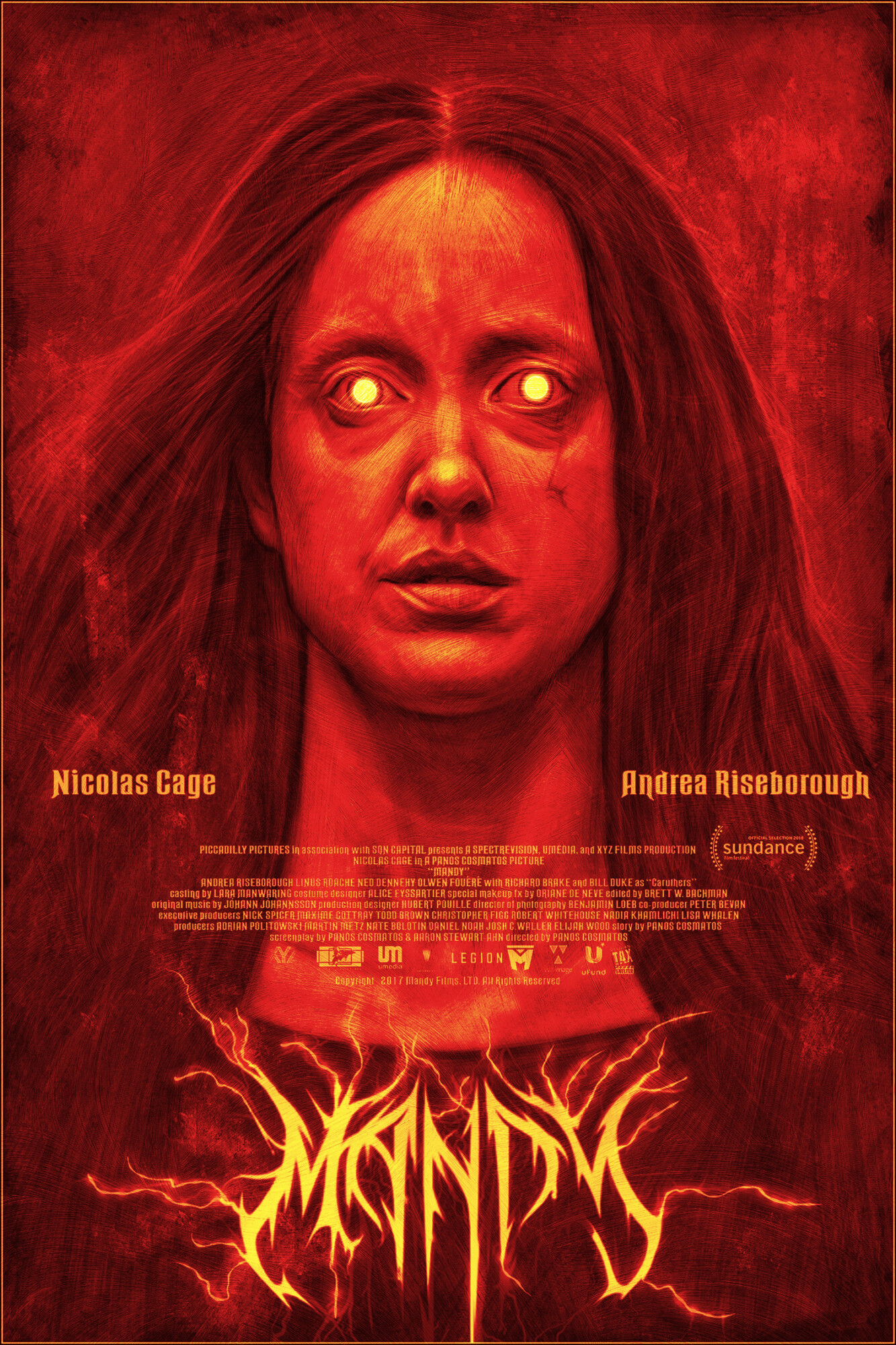 Mandy Alternative Movie Poster Version 1 Poster By Neil Davies