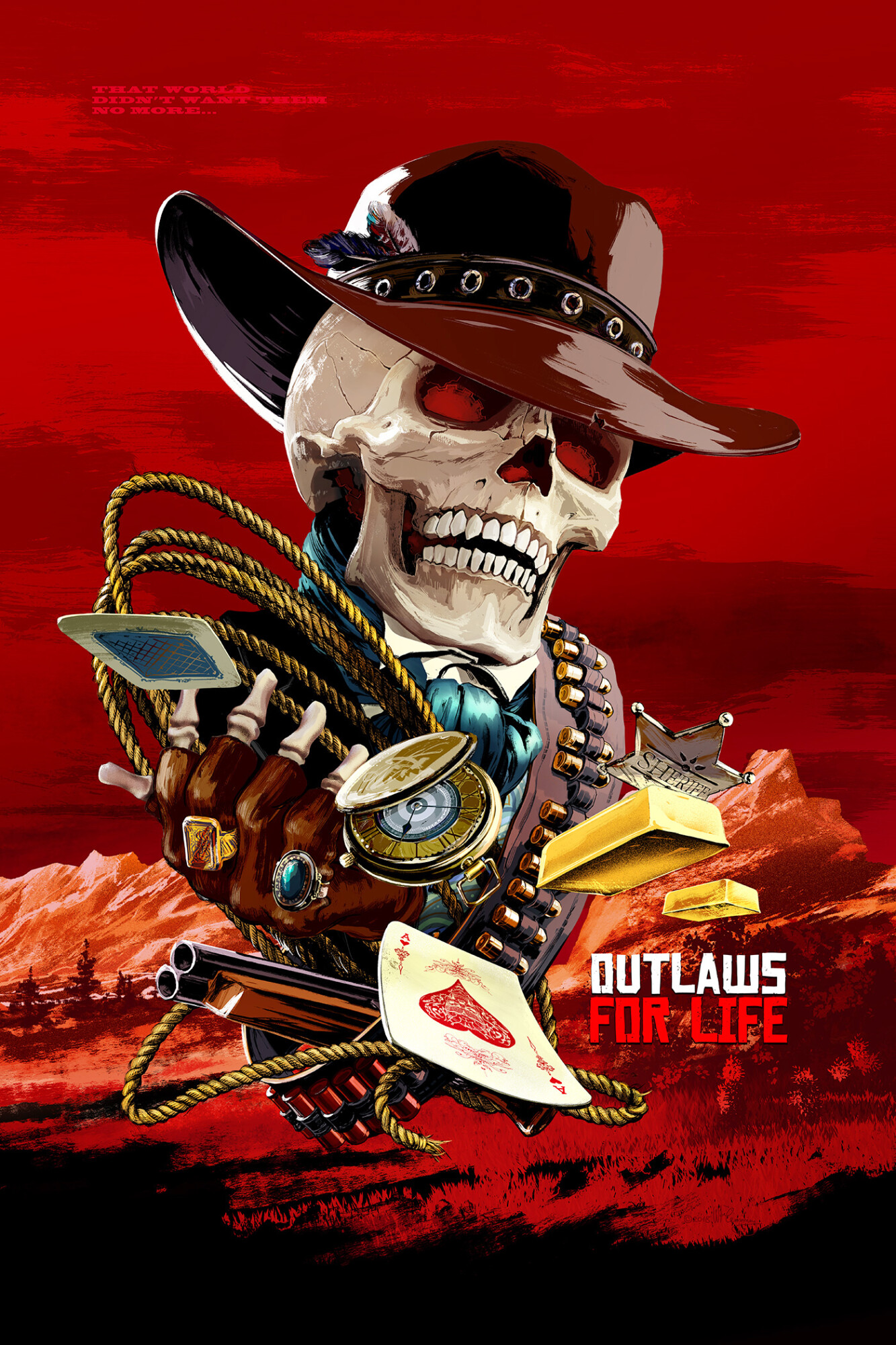 Outlaws For Life Red Dead Redemption 2 PosterSpy