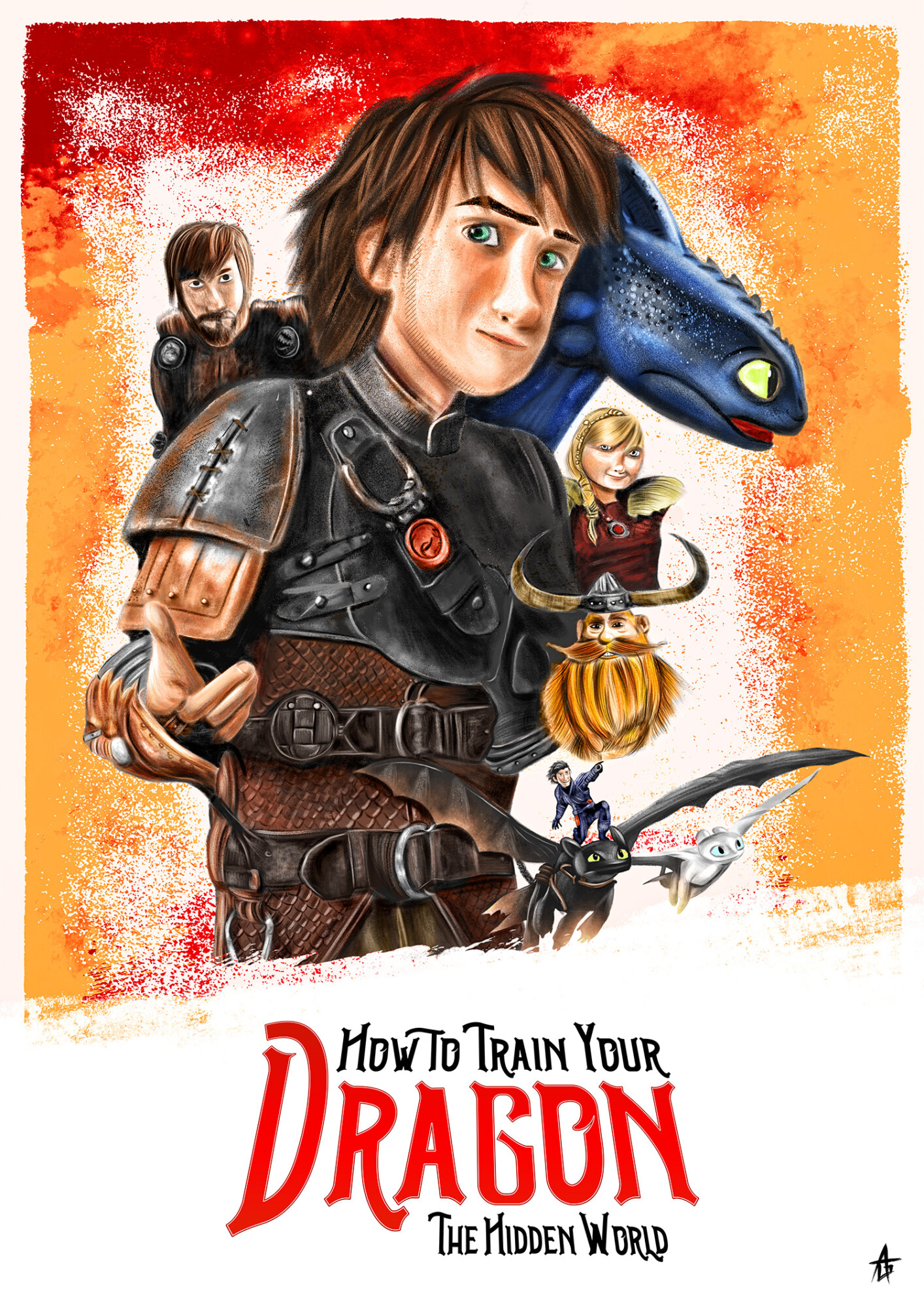 How to Train Your Dragon The Hidden World Poster Version 2 PosterSpy