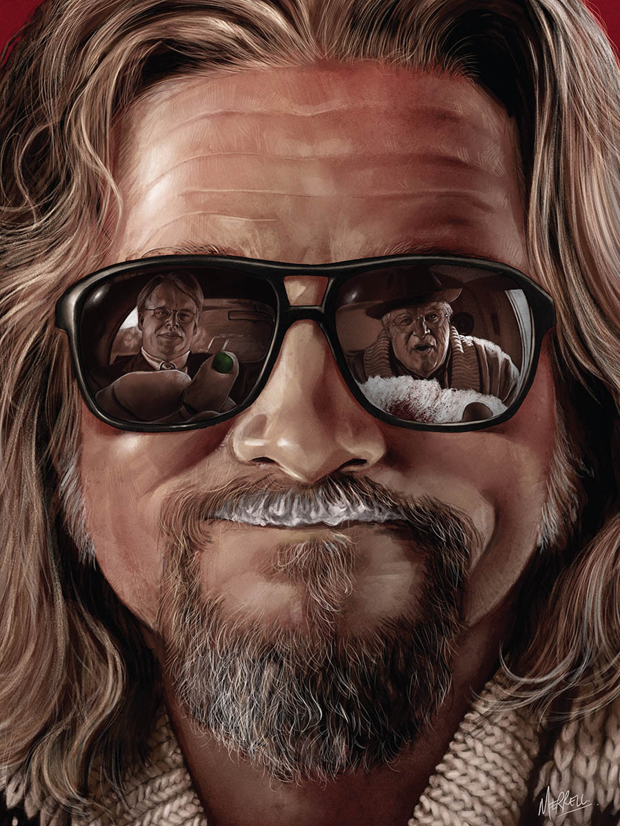 The Dude The Big Lebowski Poster By DaveMerrell