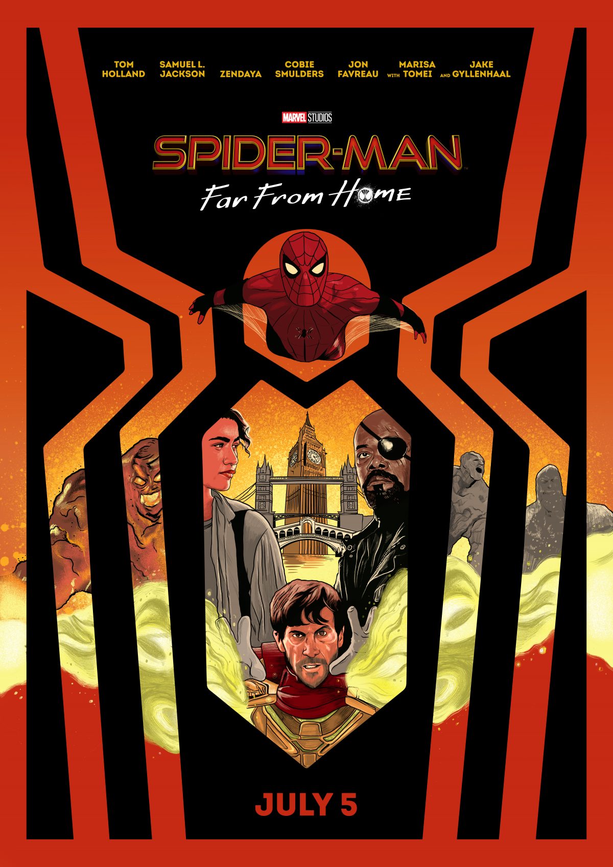 SpiderMan Far From Home PosterSpy