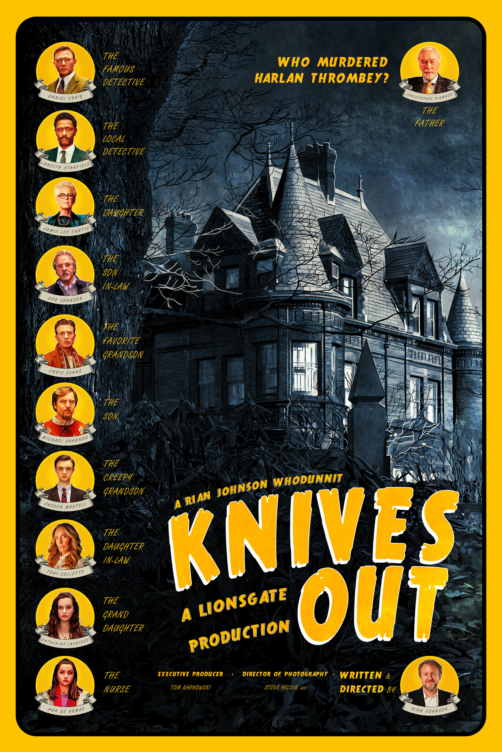 Knives Out Poster By Dakota.randall1