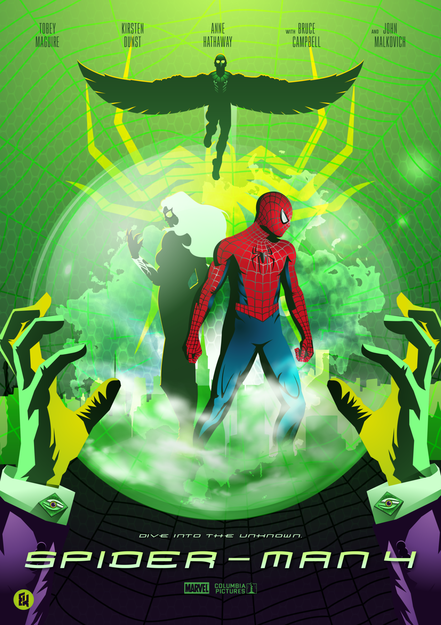 SpiderMan 4 Poster By Bok