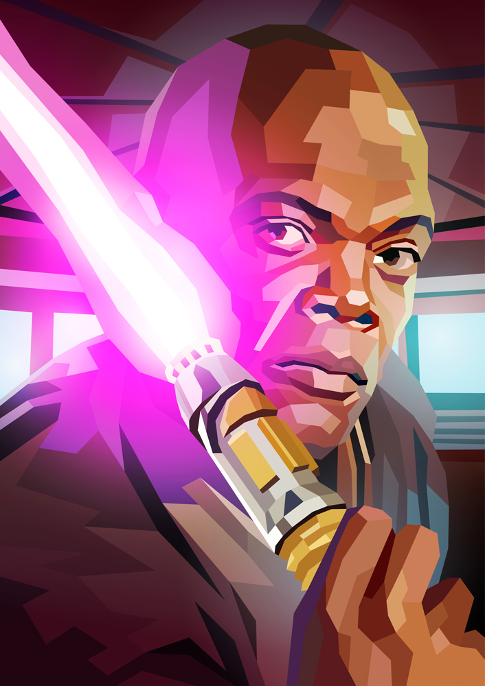 Mace Windu Poster By Liambrazier