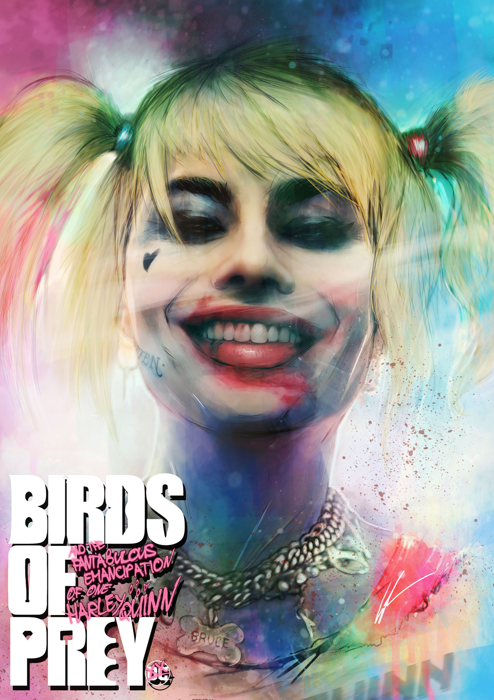Margot Robbie Harley Quinn Movie Poster