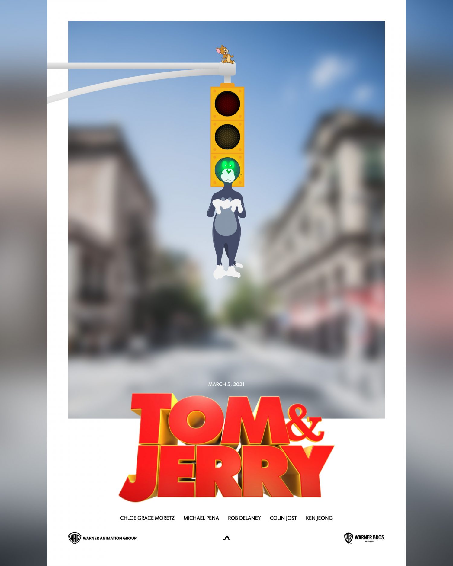 Tom And Jerry 2021 Official Poster Tom And Jerry 2021 Movie Posters