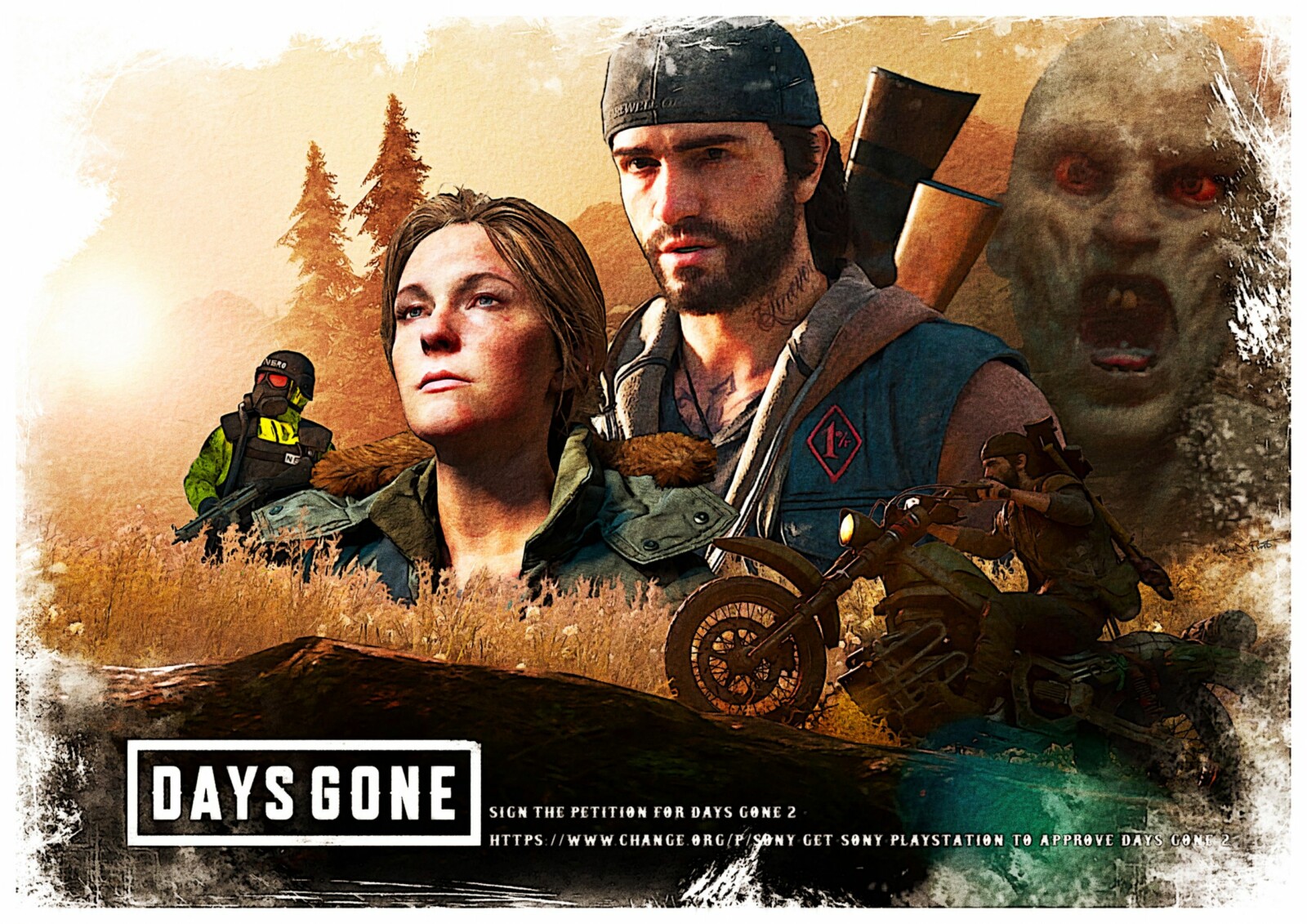 Days Gone Poster By Frosdee