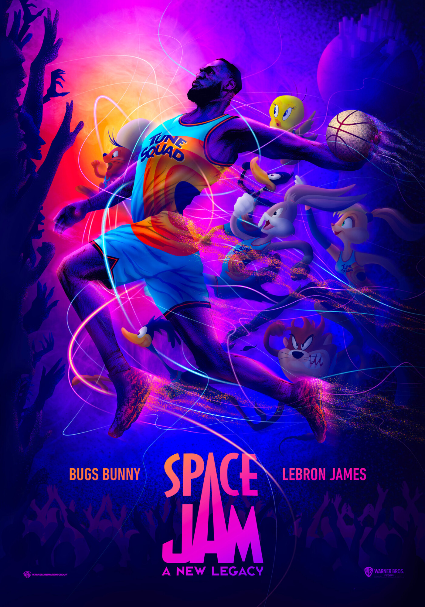 Space Jam A New Legacy (black) Poster By B4abraham