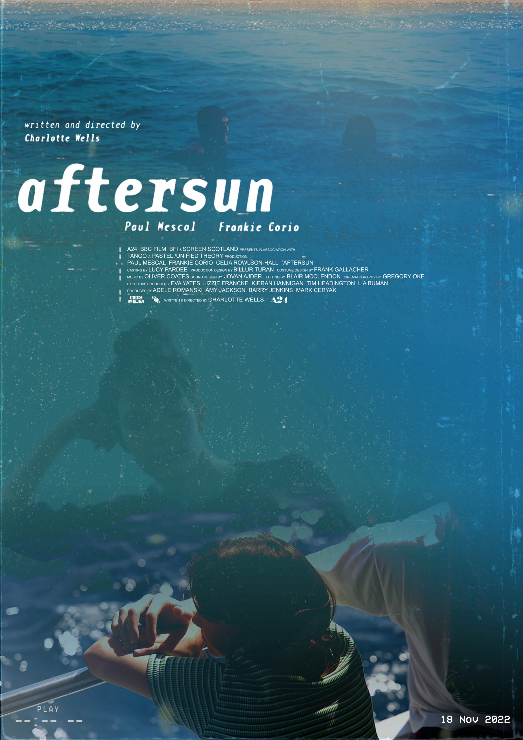 Aftersun (2022) Poster By Jeremy Arblaster