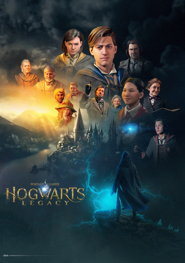 Hogwarts Legacy (2023) Poster By TheImaginativeHobbyist
