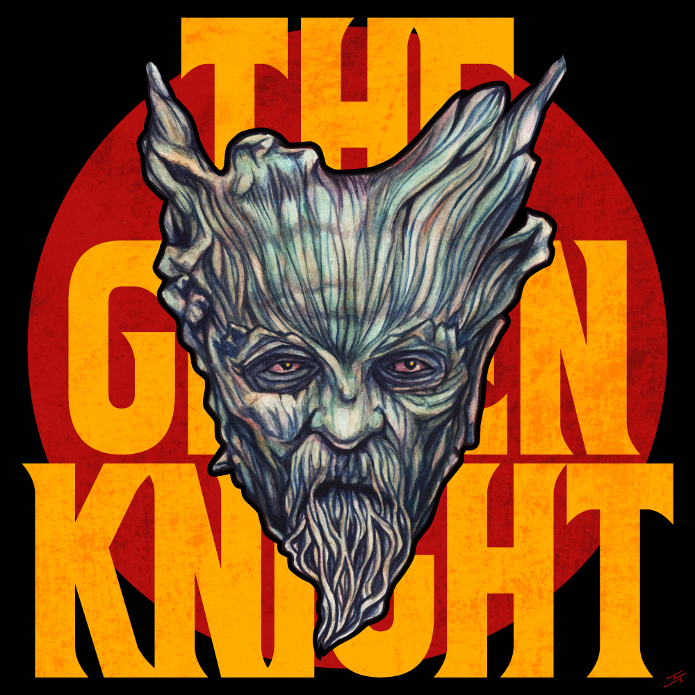 Fan Art Poster For The Green Knight IanTel PosterSpy