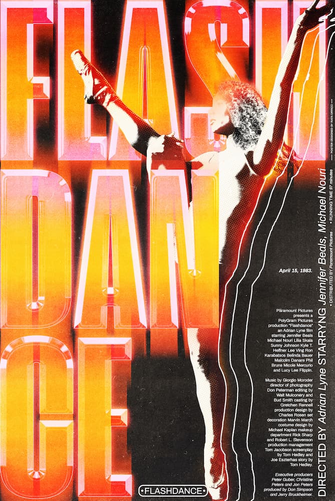 Flashdance Poster By Rafaorrico