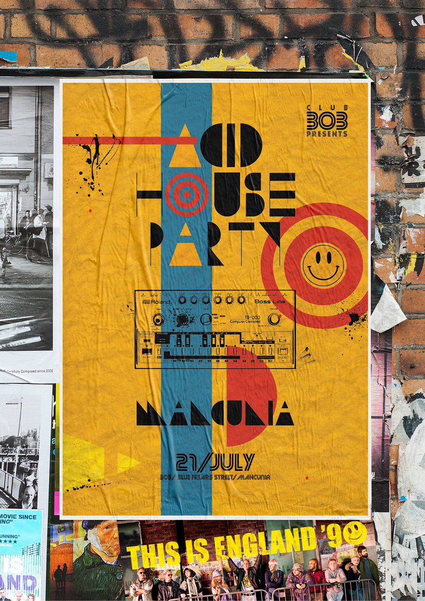 This Is England 1990 Rave Poster Poster By Mikehaynescreative