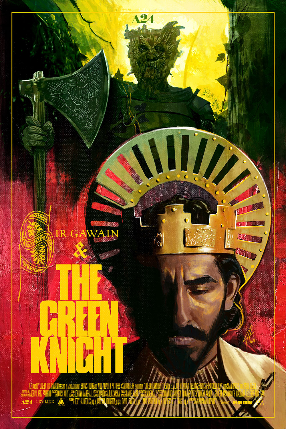 Green Knight Poster By Joel