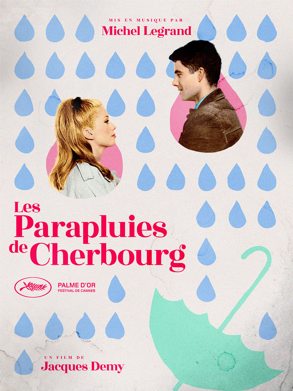 Les Parapluies De Cherbourg (1964) Poster By Pierremazdesigns