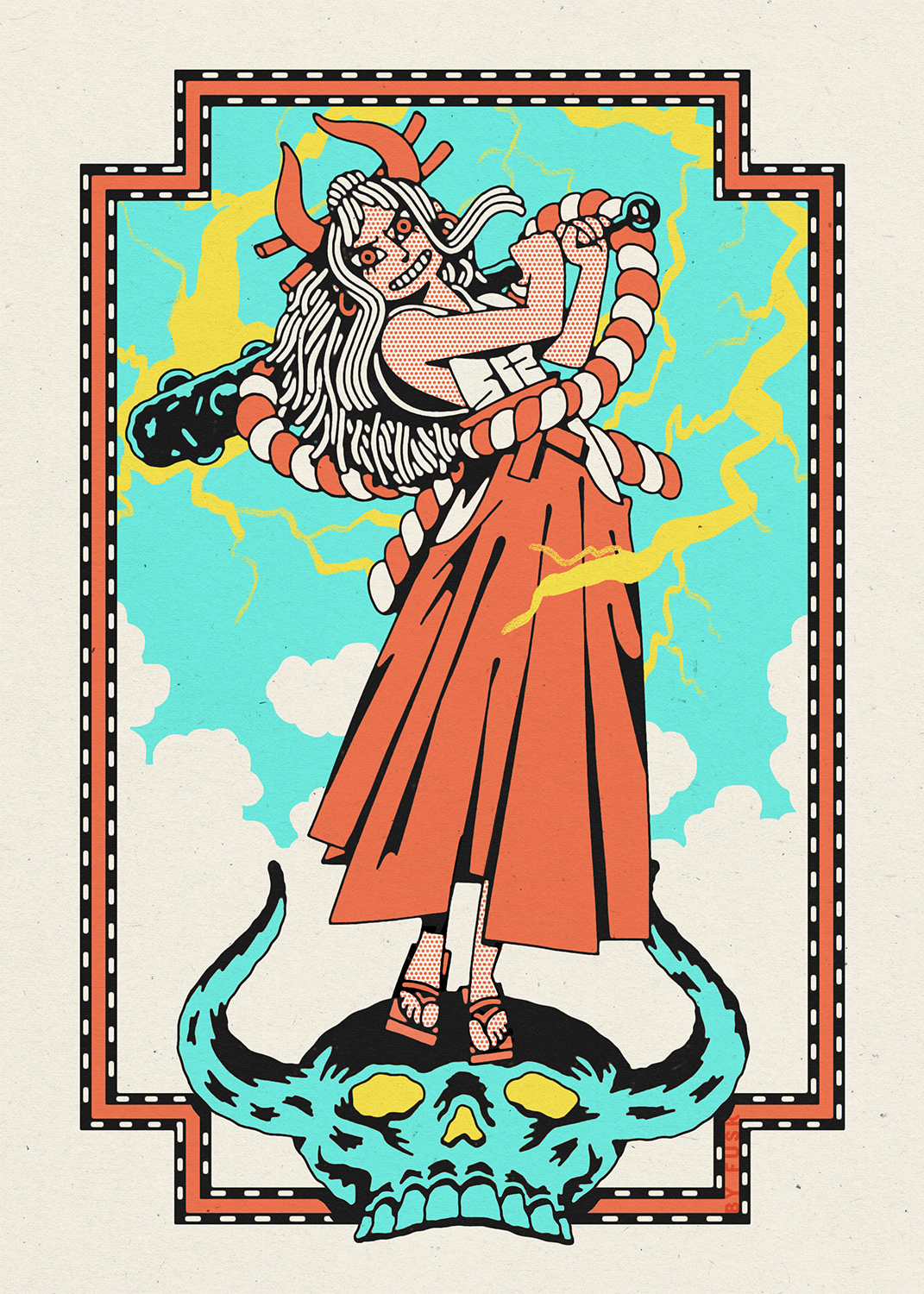 One Piece Yamato Poster By Fusk