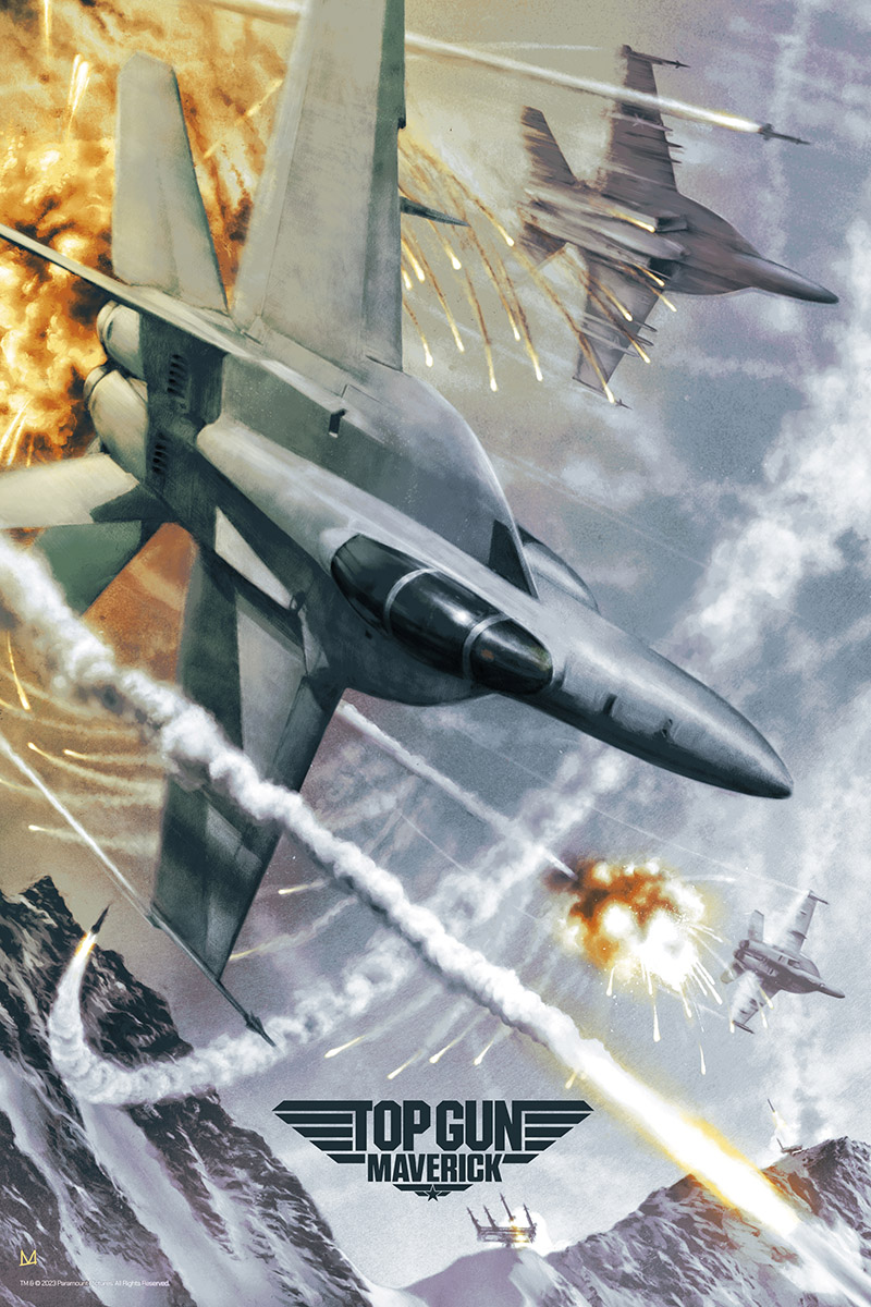 Top Gun Maverick Poster Poster By DaveMerrell