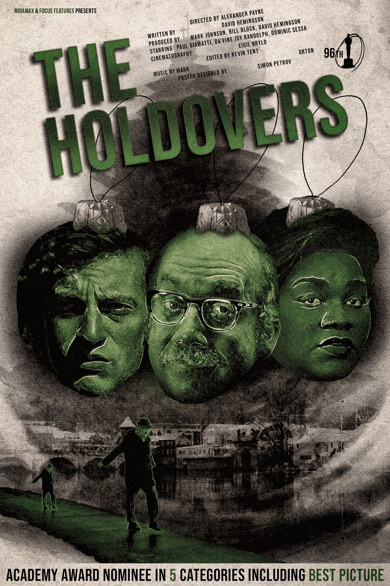 The Holdovers (2023) Poster By Simonpetrov
