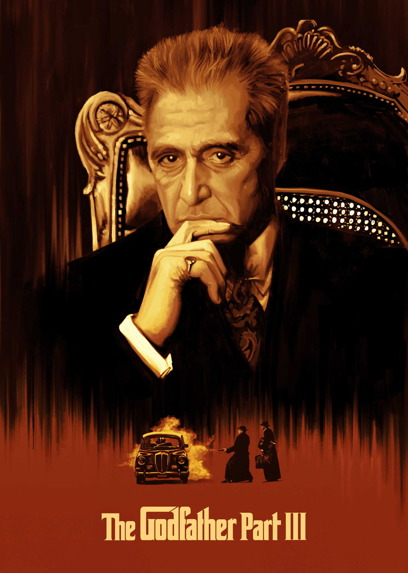 GODFATHER PART III Poster By Mark Levy Art