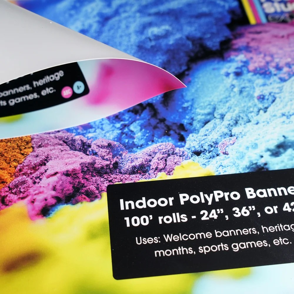 Indoor PolyPro Banner Poster Studio Express
