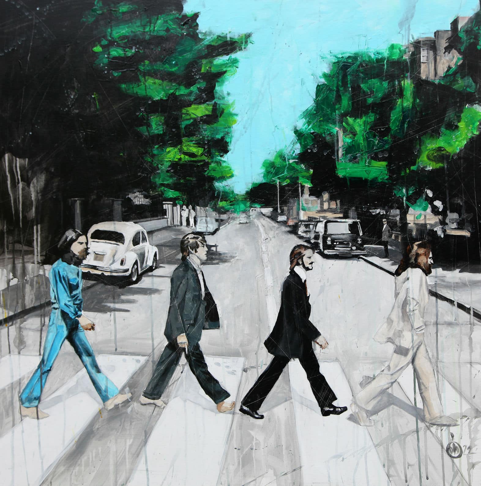 THE BEATLES POCHETTE "ABBEY ROAD"
