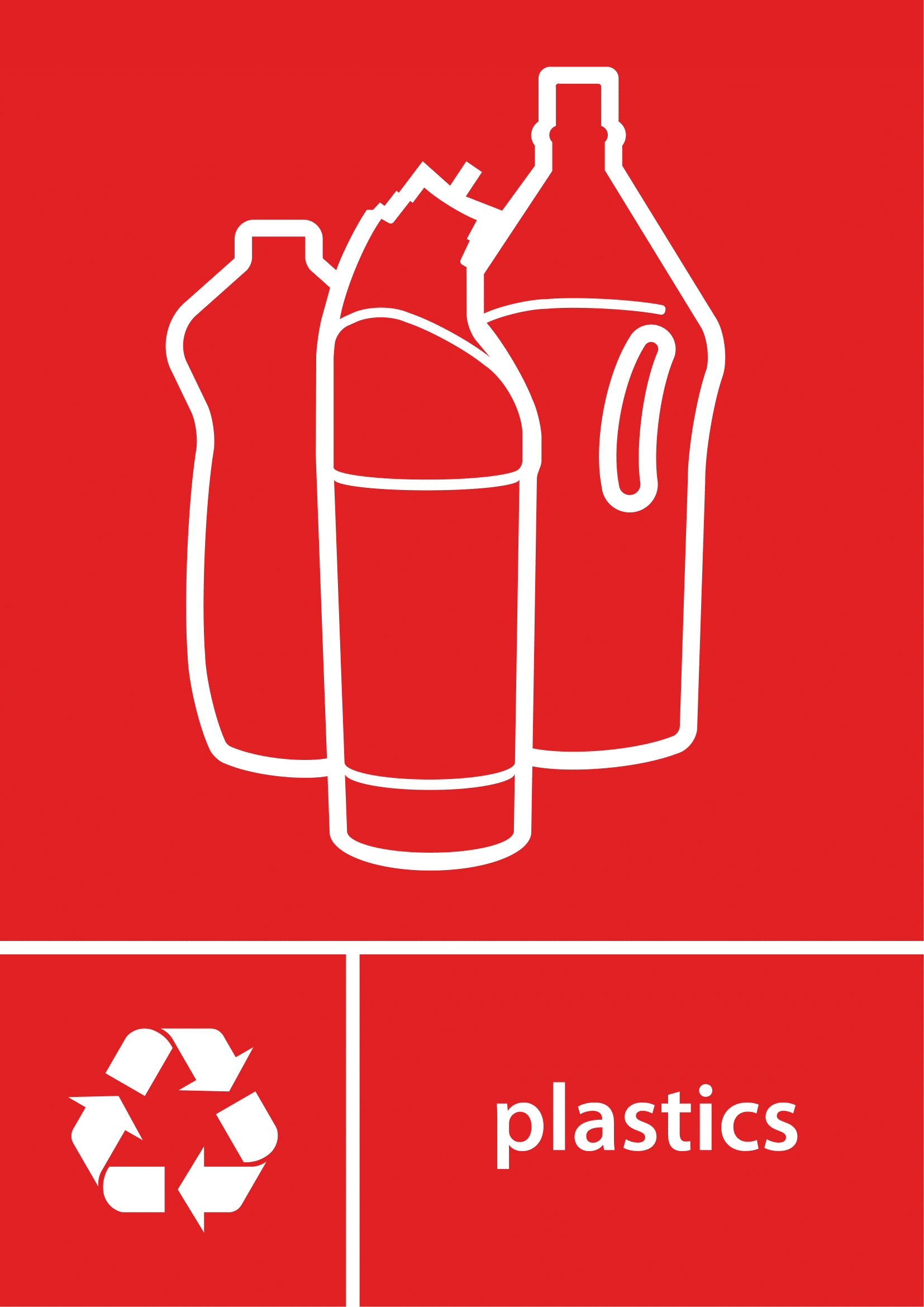 Recycle Signs Poster Template