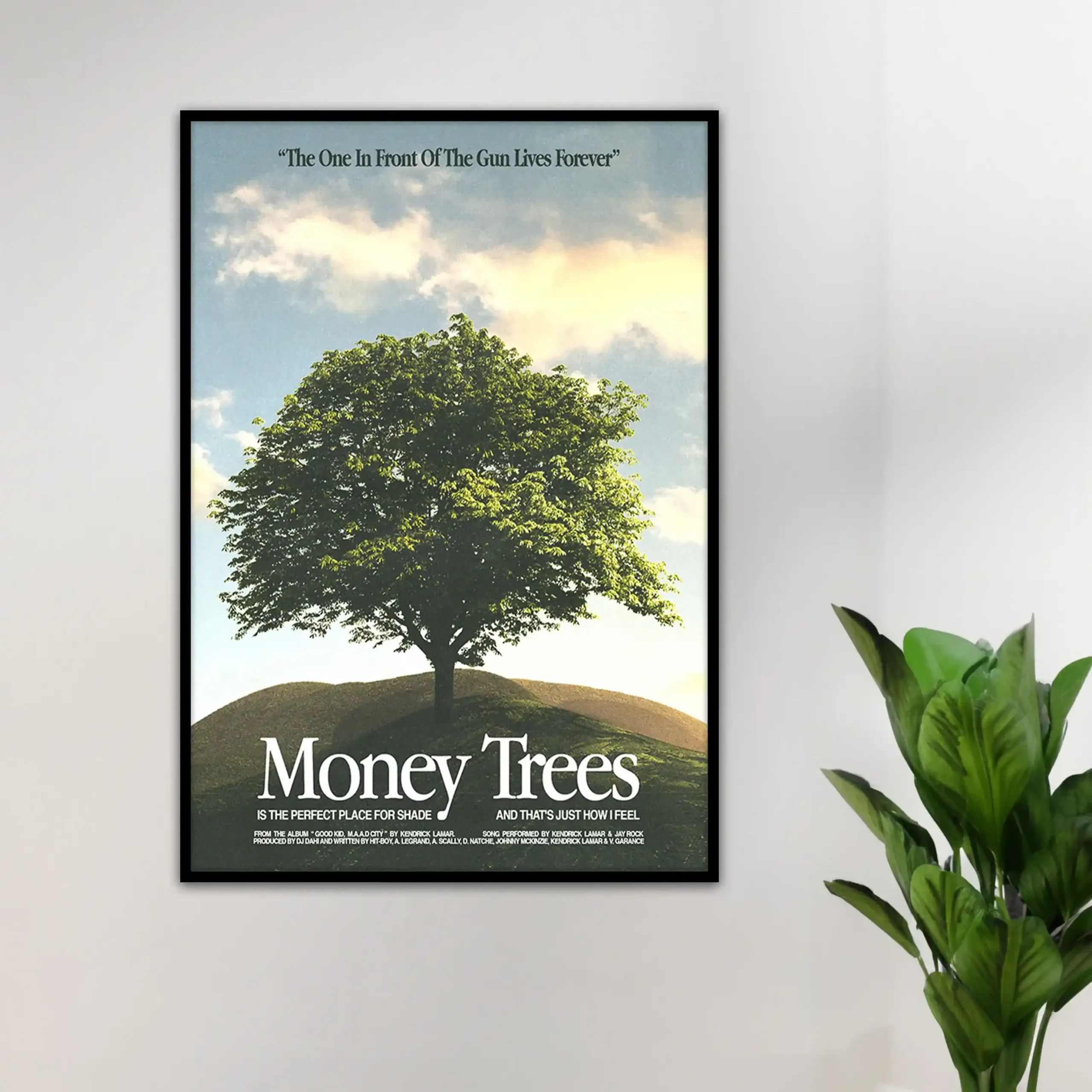 Kendrick Lamar 'Money Trees' Poster Postertok
