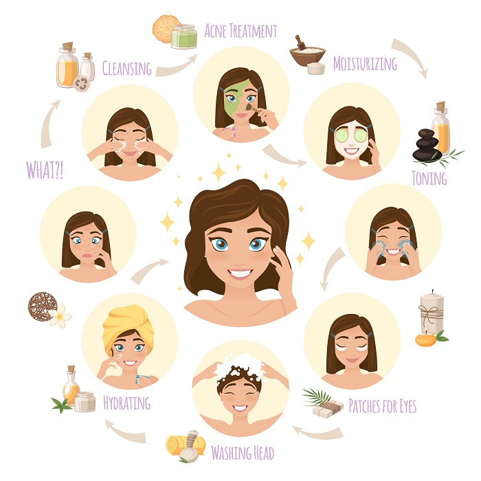 healthy routine for glowing skin