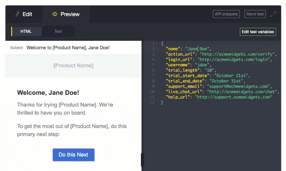Responsive Transactional Email Templates Postmark