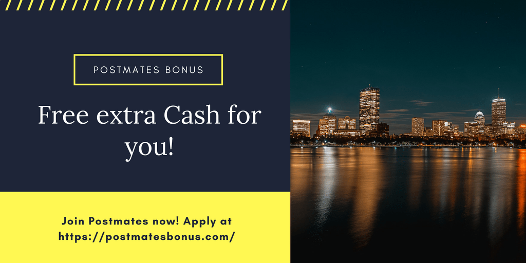 Postmates Referral Code BostonSign up Bonus