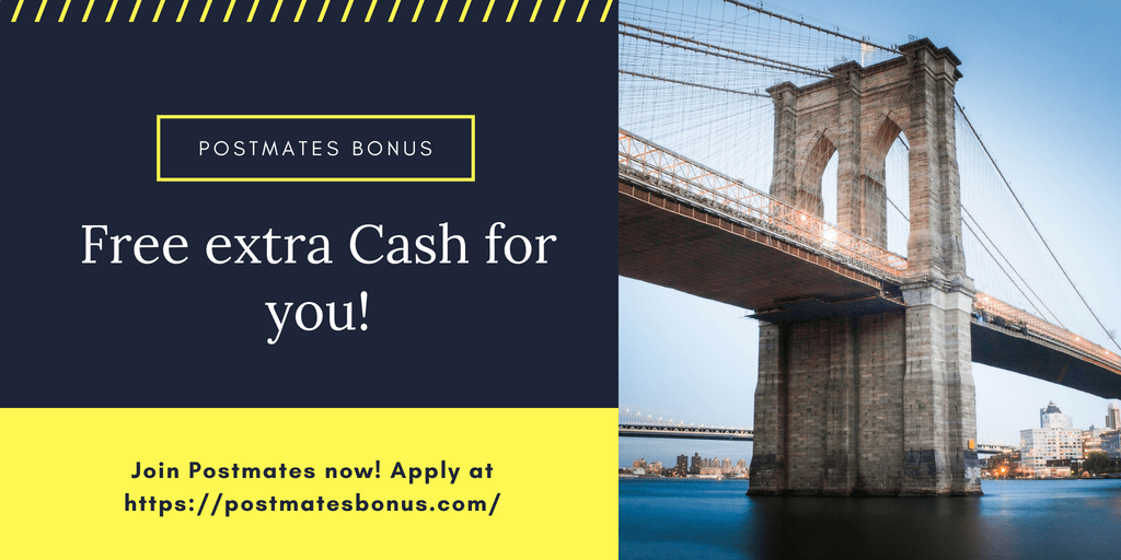 Postmates Referral Code BrooklynSign up